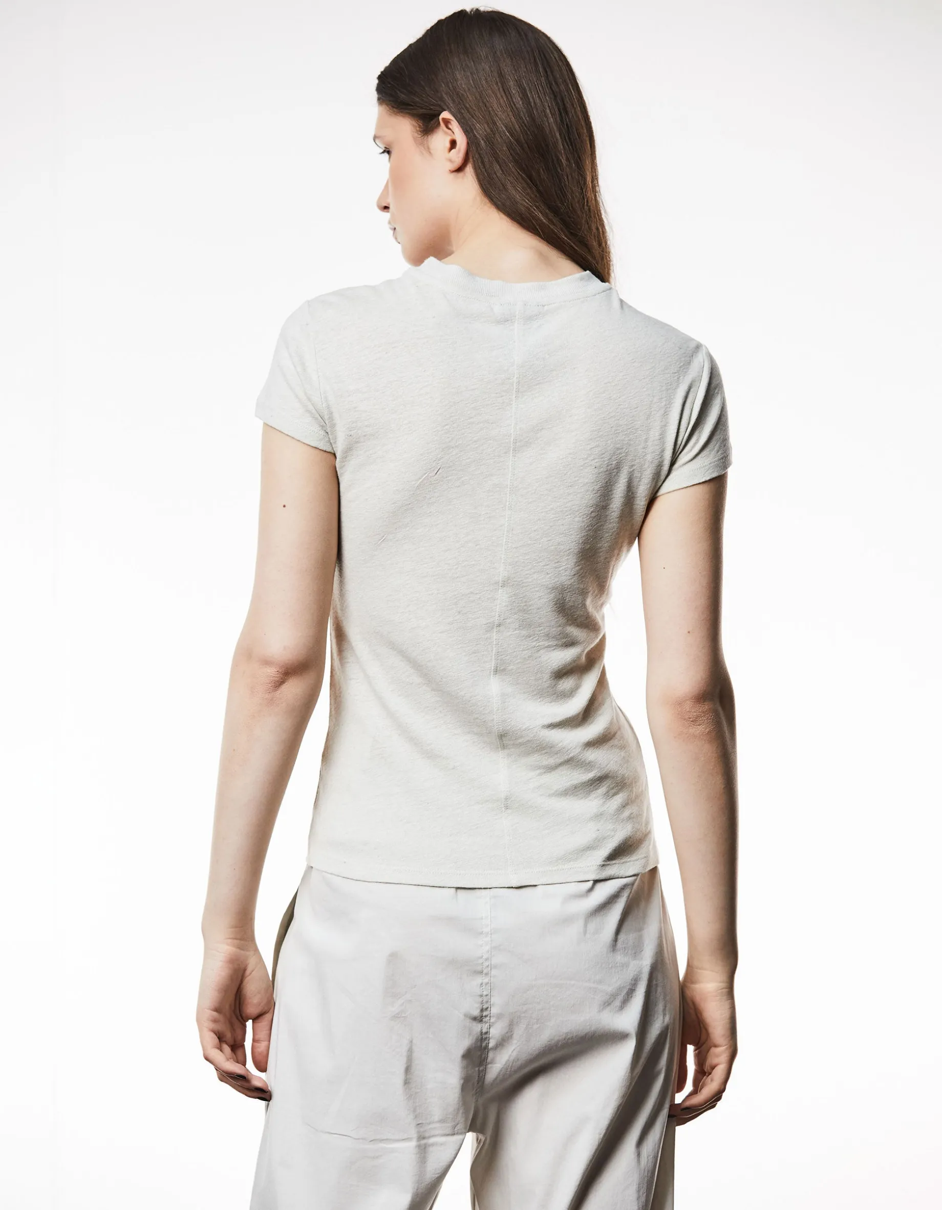 Leinen-Mix T-Shirt