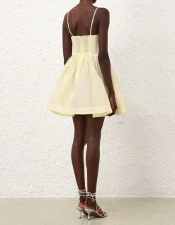 Leinen-Seiden-Mix Trägerkleid Illuminate