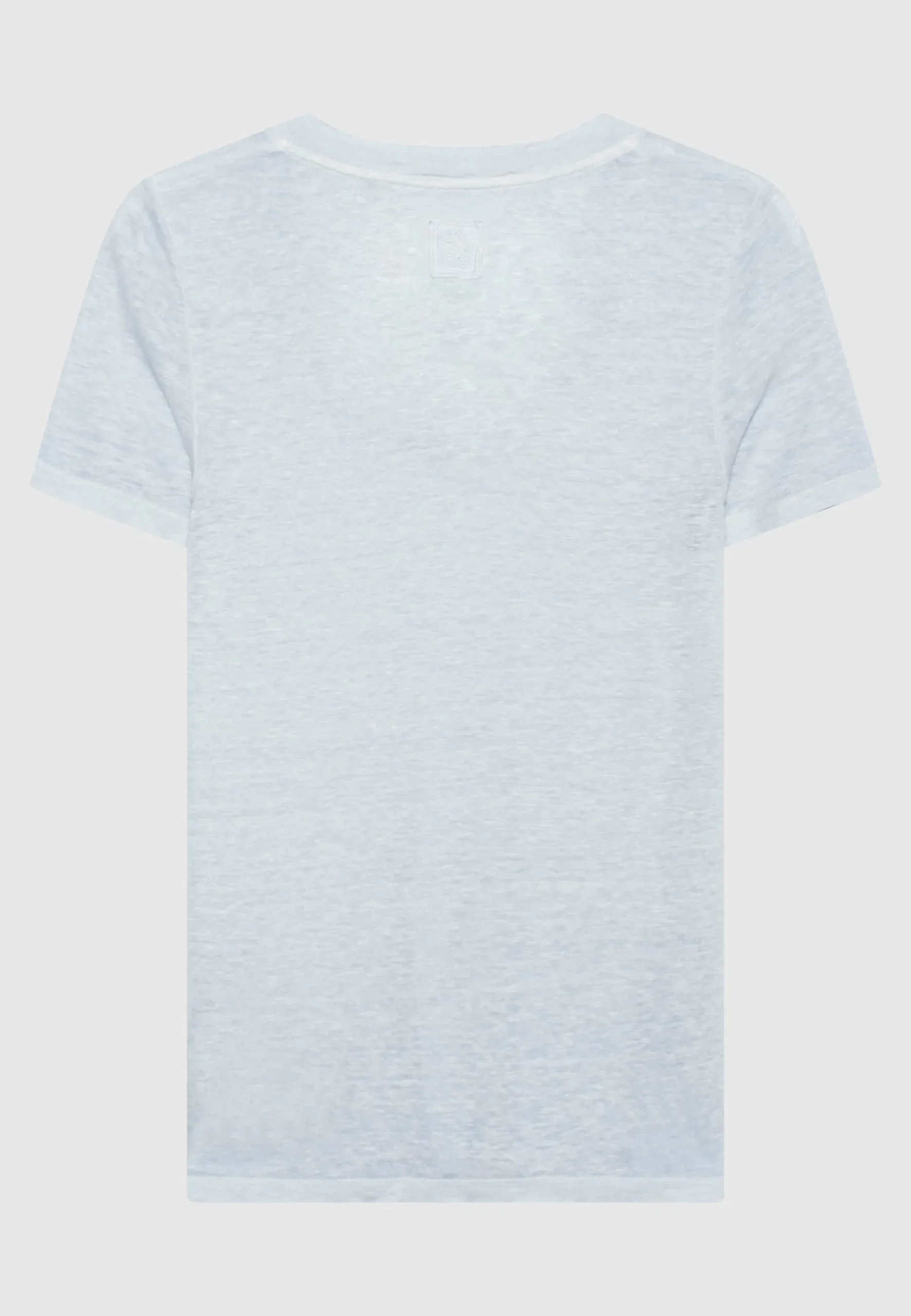 Leinen-Shirt mit V-Ausschnitt