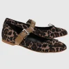 Leo-Ballerinas mit verstellbarem Riemen