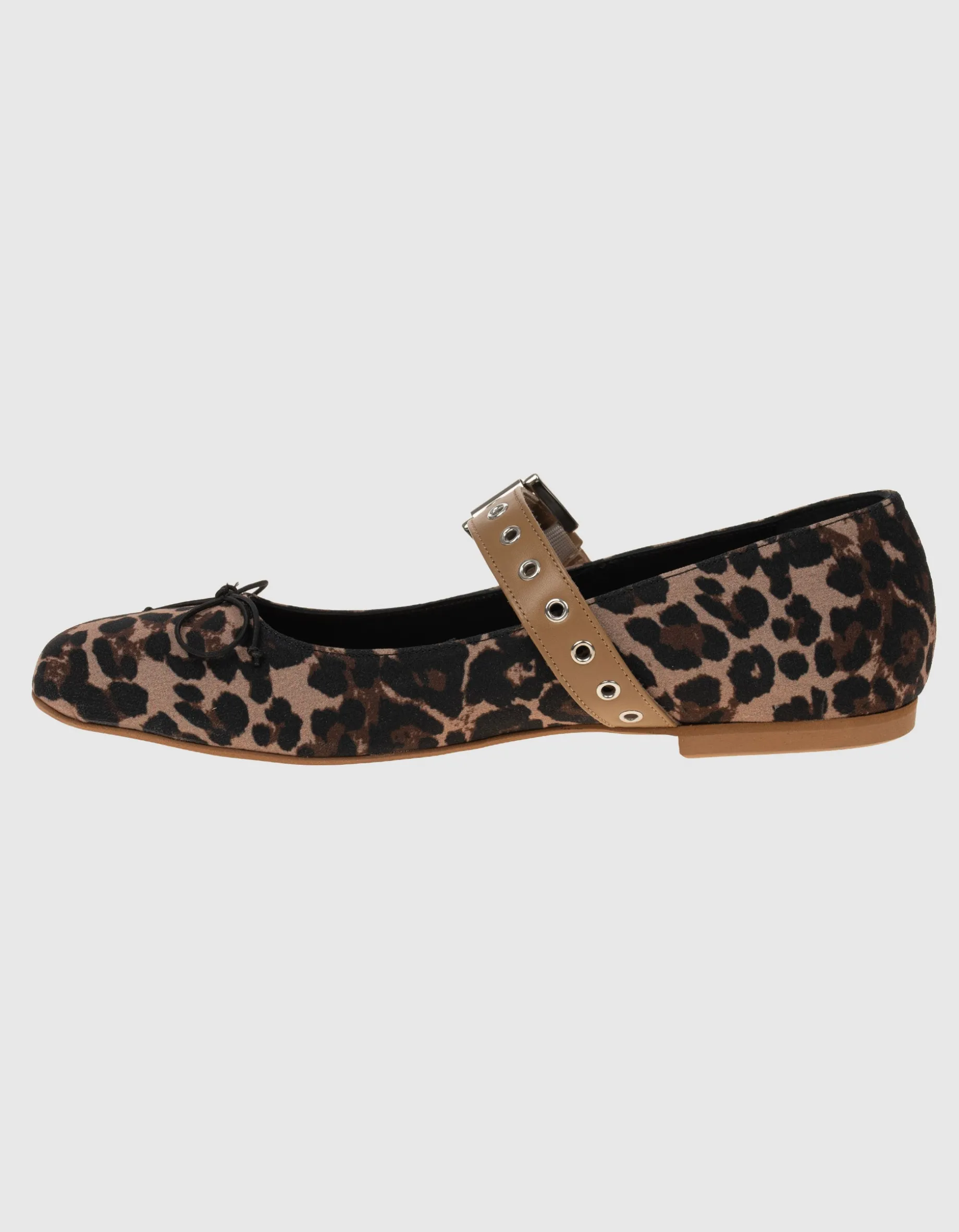Leo-Ballerinas mit verstellbarem Riemen