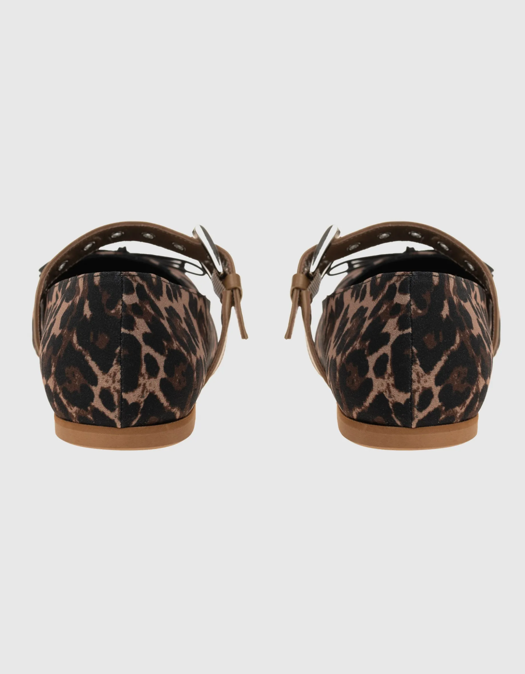Leo-Ballerinas mit verstellbarem Riemen