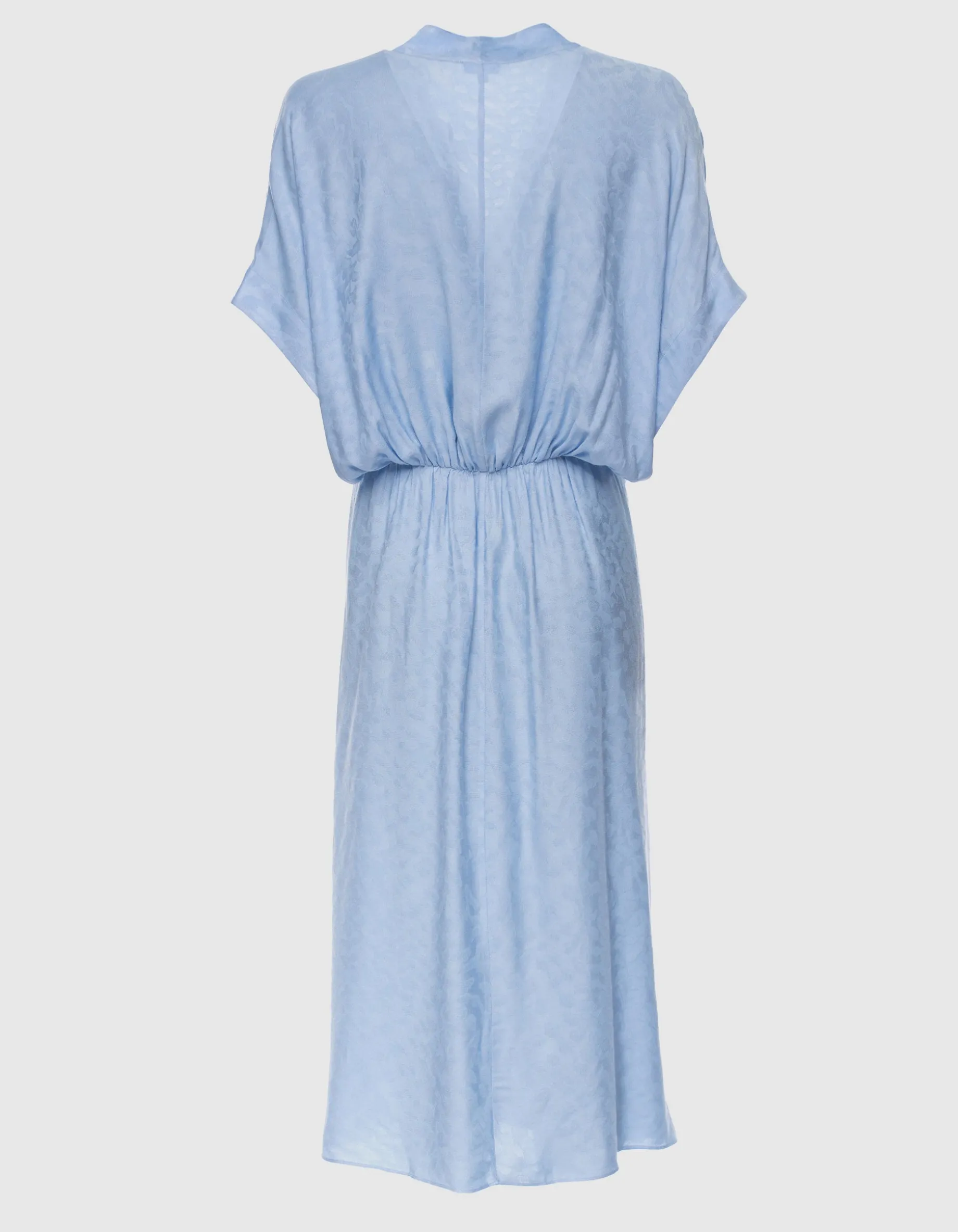 Leo-Jacquard-Kleid im Kaftan-Stil