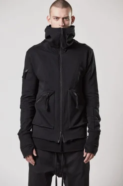 Long-Fit Zipper-Hoodie