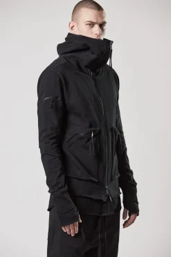 Long-Fit Zipper-Hoodie