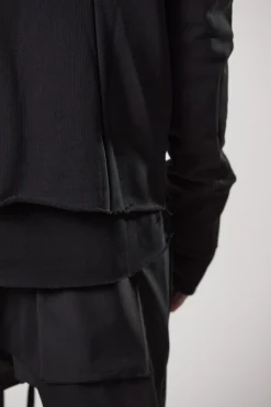 Long-Fit Zipper-Hoodie