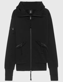Long-Fit Zipper-Hoodie