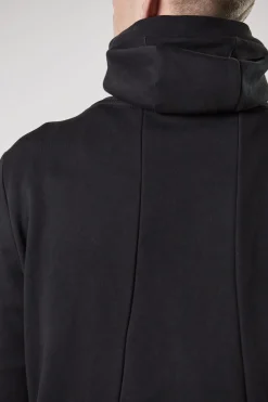 Long-Fit Zipper-Hoodie