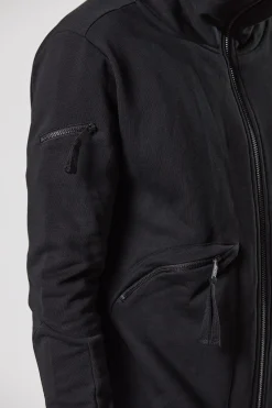 Long-Fit Zipper-Hoodie