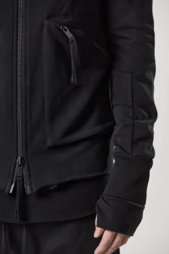 Long-Fit Zipper-Hoodie