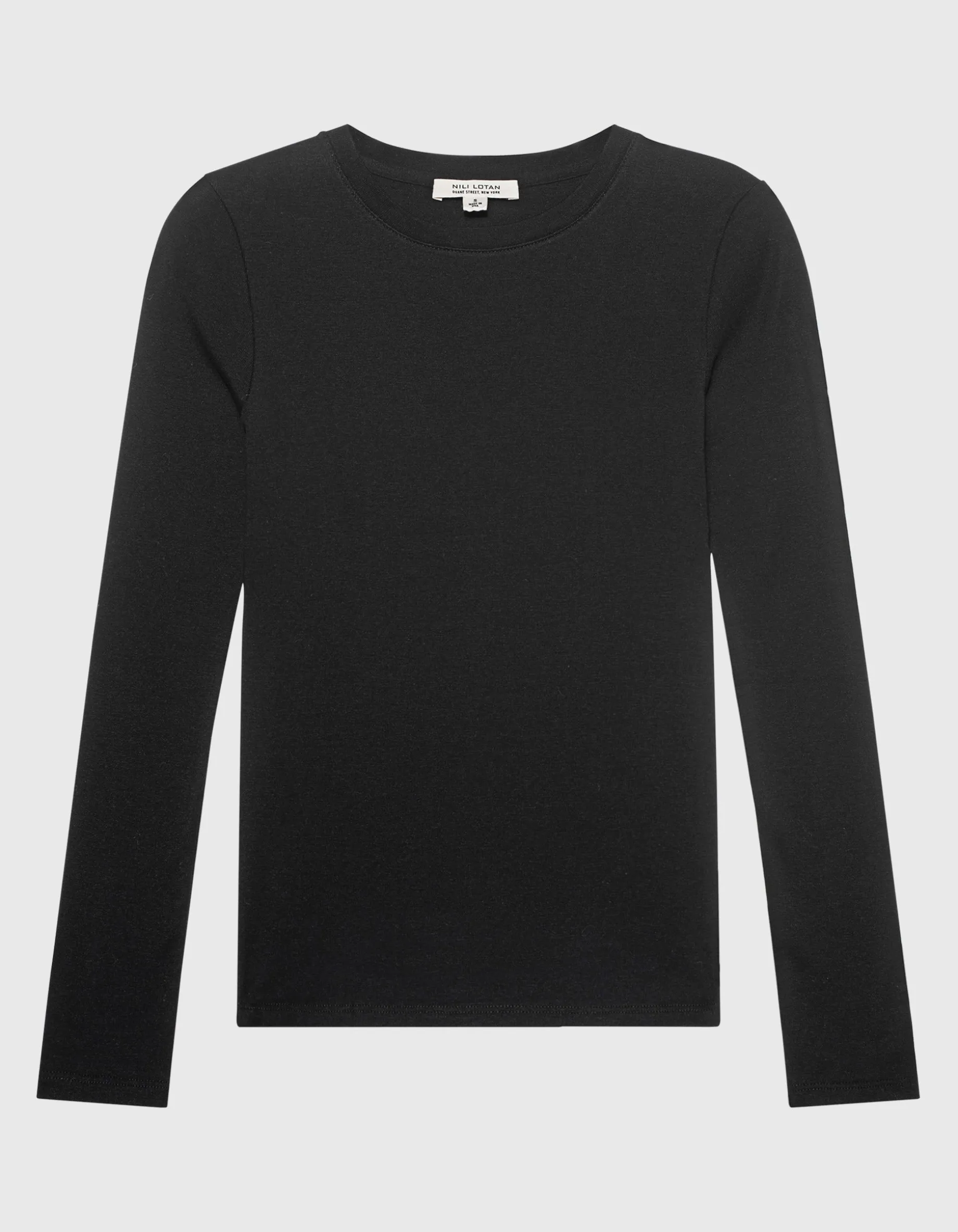 Longsleeve Emelie mit Runhalsausschnitt