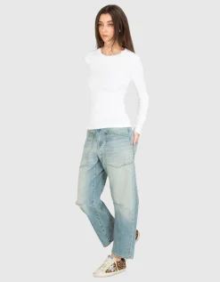 Longsleeve Emelie mit Runhalsausschnitt