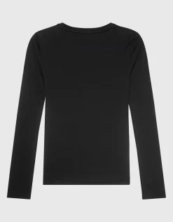 Longsleeve Emelie mit Runhalsausschnitt