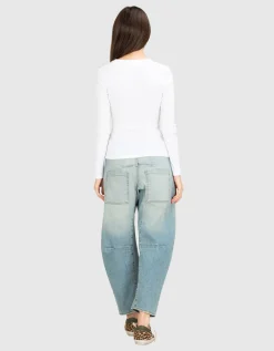 Longsleeve Emelie mit Runhalsausschnitt