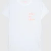 Loose Fit T-Shirt mit Wordning