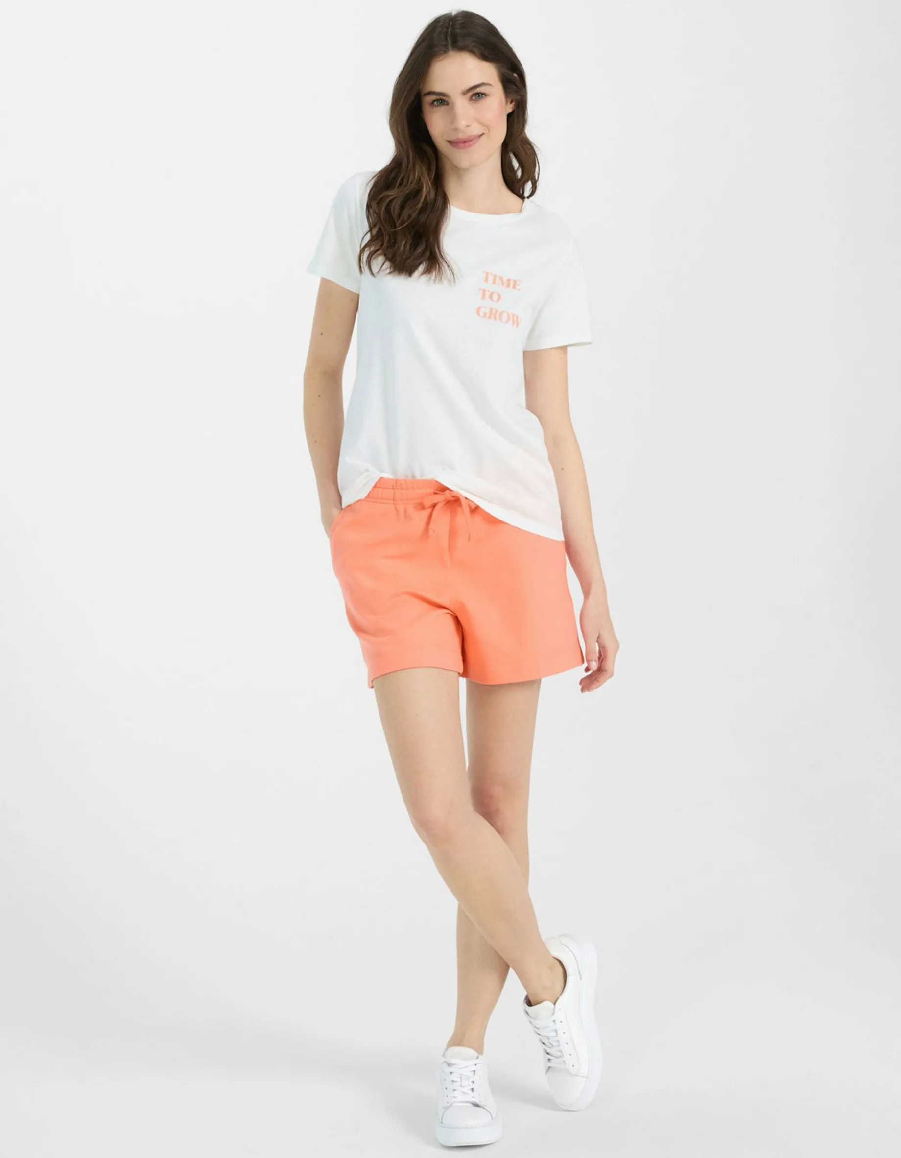 Loose Fit T-Shirt mit Wordning