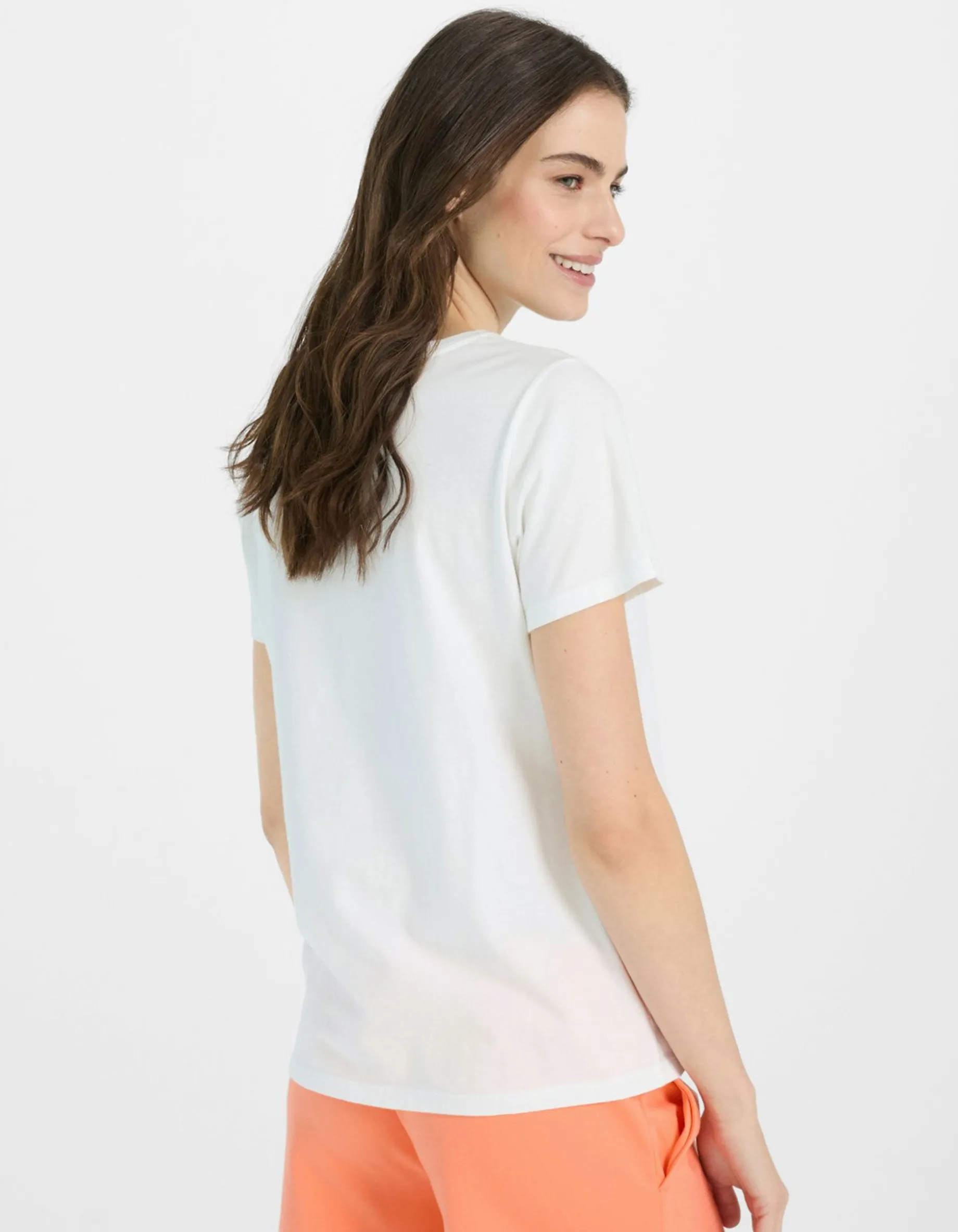 Loose Fit T-Shirt mit Wordning