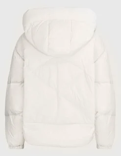 Loose-Fit Daunen Jacke mit Kapuze
