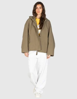 Loose-Fit Jacke mit Kapuze