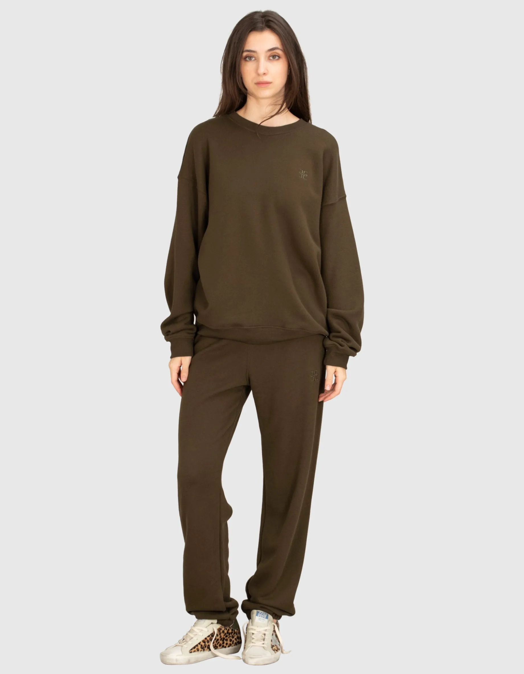 Loose-Fit Jogginghose mit Logo-Stickerei