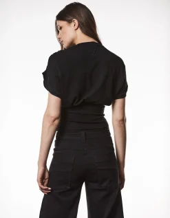 Loose-Fit T-Shirt mit elastischem Bund