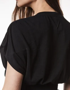 Loose-Fit T-Shirt mit elastischem Bund