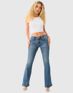 Low-Rise Flare-Leg Jeans Joey