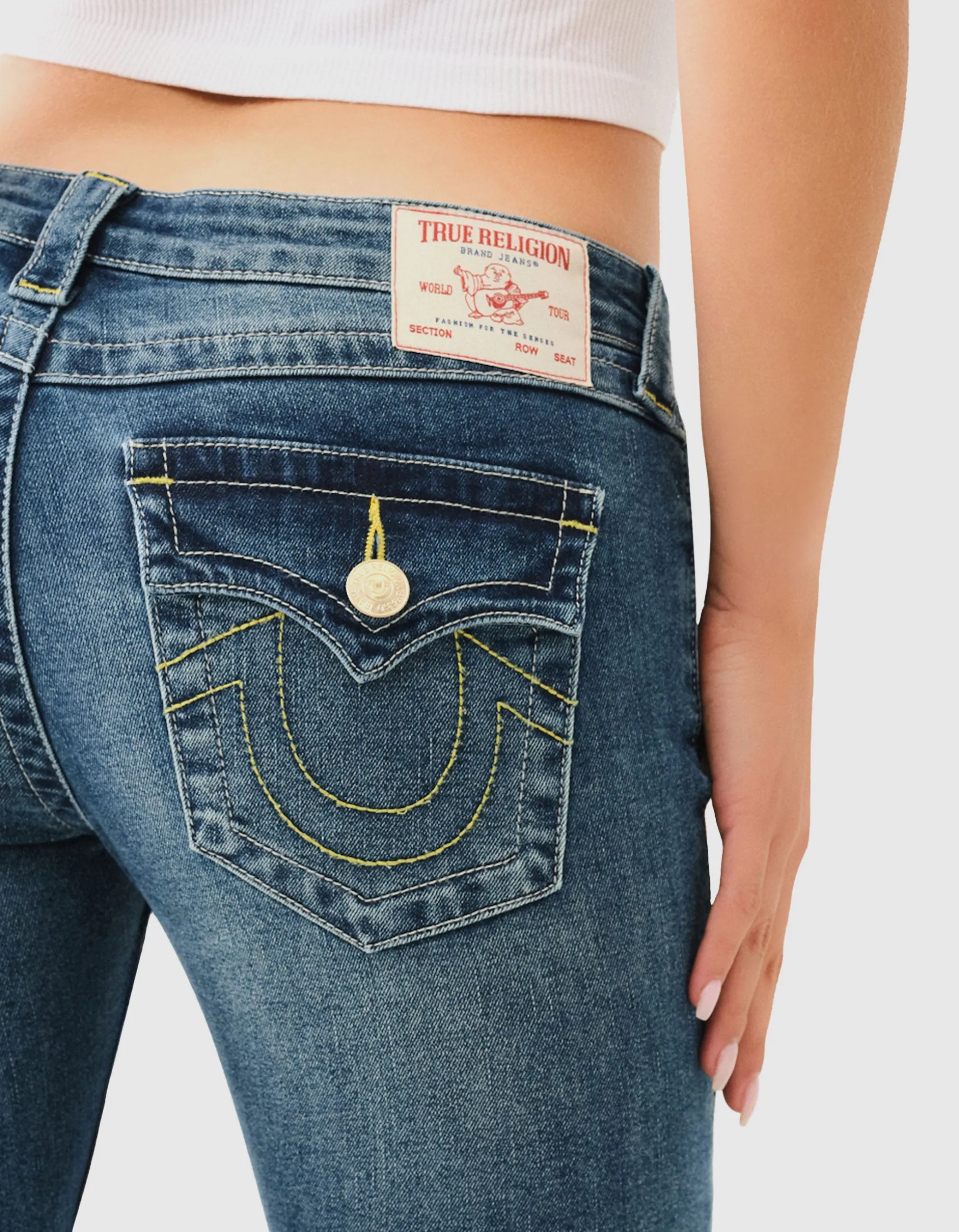 Low-Rise Flare-Leg Jeans Joey