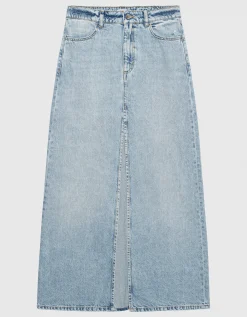 Maxi Jeans-Rock Sandy mit Gehschlitz