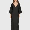 Maxi Leinen-Kleid