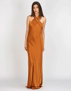 Maxi Neckholder-Kleid