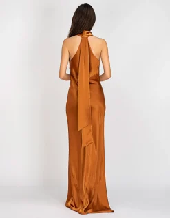 Maxi Neckholder-Kleid