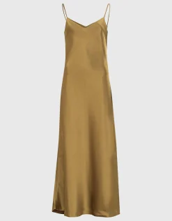 Maxi Satin-Kleid Provence