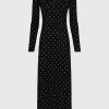 Maxi-Kleid mit Schmucksteinen