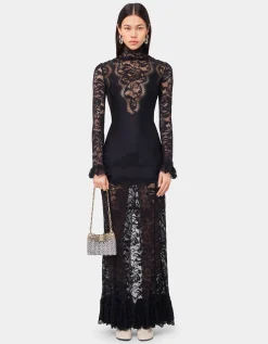 Maxi-Kleid mit Spitze