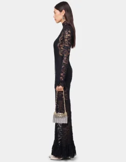 Maxi-Kleid mit Spitze