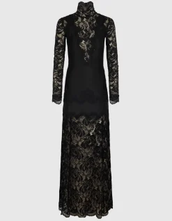 Maxi-Kleid mit Spitze