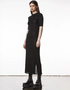Midi Jersey-Kleid
