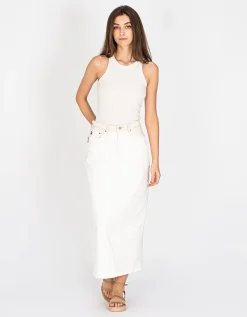 Midi-Jeans Rock