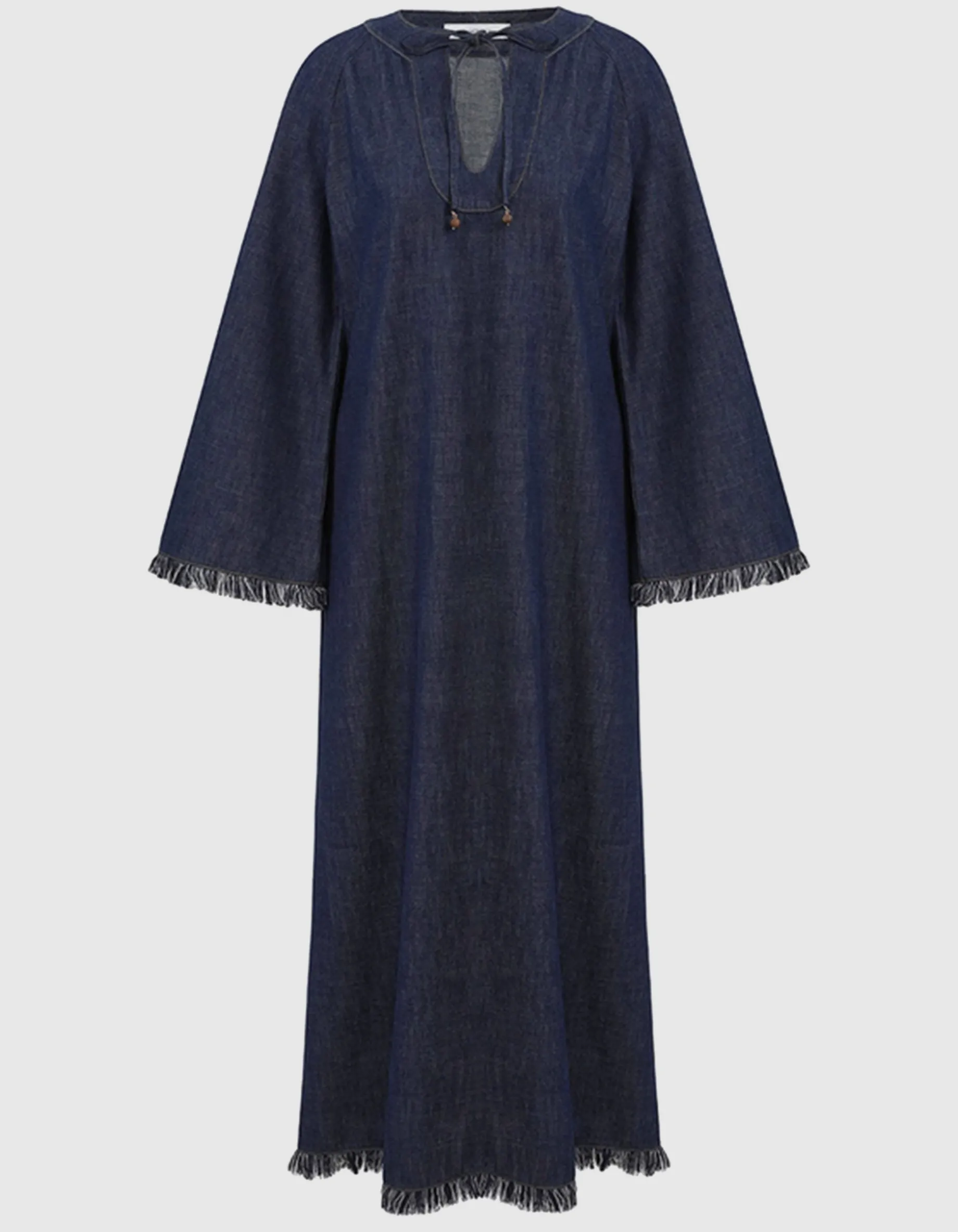 Midi-Kleid Rhiannon mit Fransen