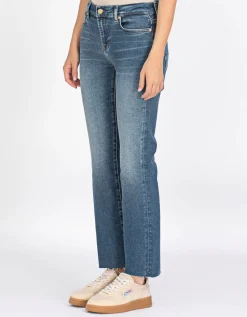 Mid-Rise Ankle Bootcut Jeans Daisy