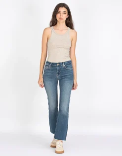 Mid-Rise Ankle Bootcut Jeans Daisy