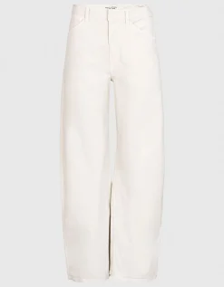 Mid-Rise Relaxed Barrel-Leg Hose