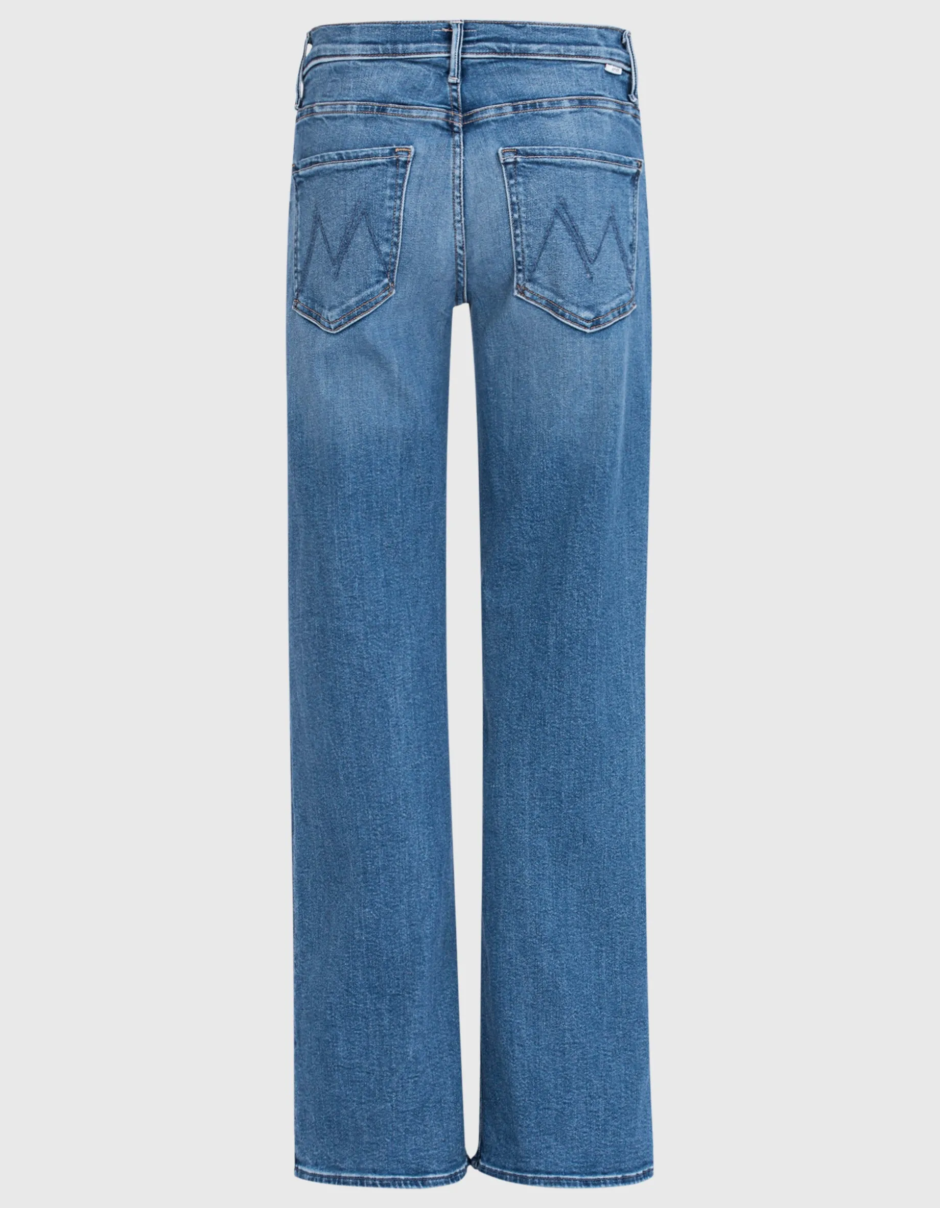 Mid-Rise Straight-Leg Jeans