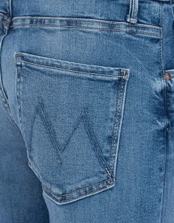 Mid-Rise Straight-Leg Jeans