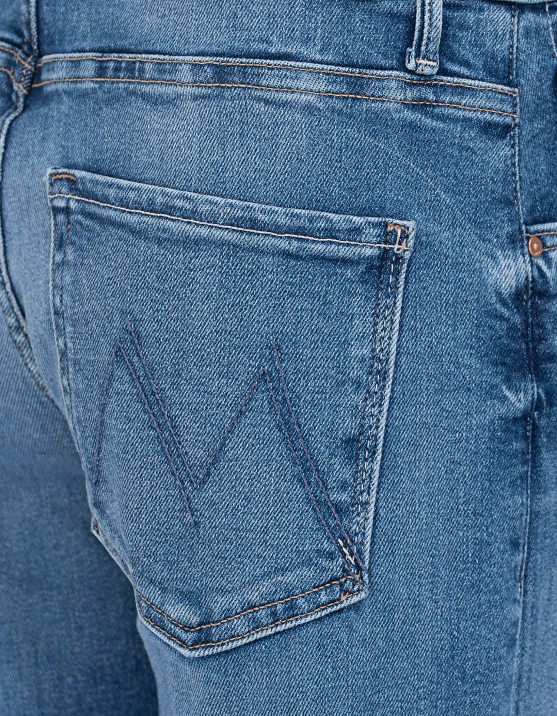 Mid-Rise Straight-Leg Jeans