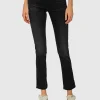 Mid-Waist Straight-Leg Jeans
