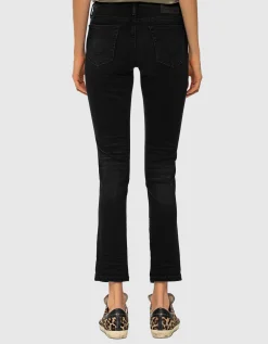 Mid-Waist Straight-Leg Jeans