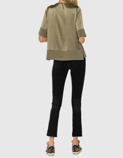 Mid-Waist Straight-Leg Jeans