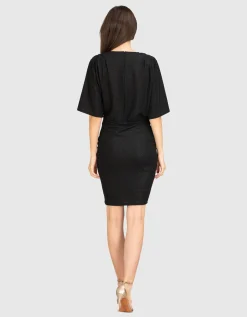 Mini-Kleid Hellana mit Schulterpolstern